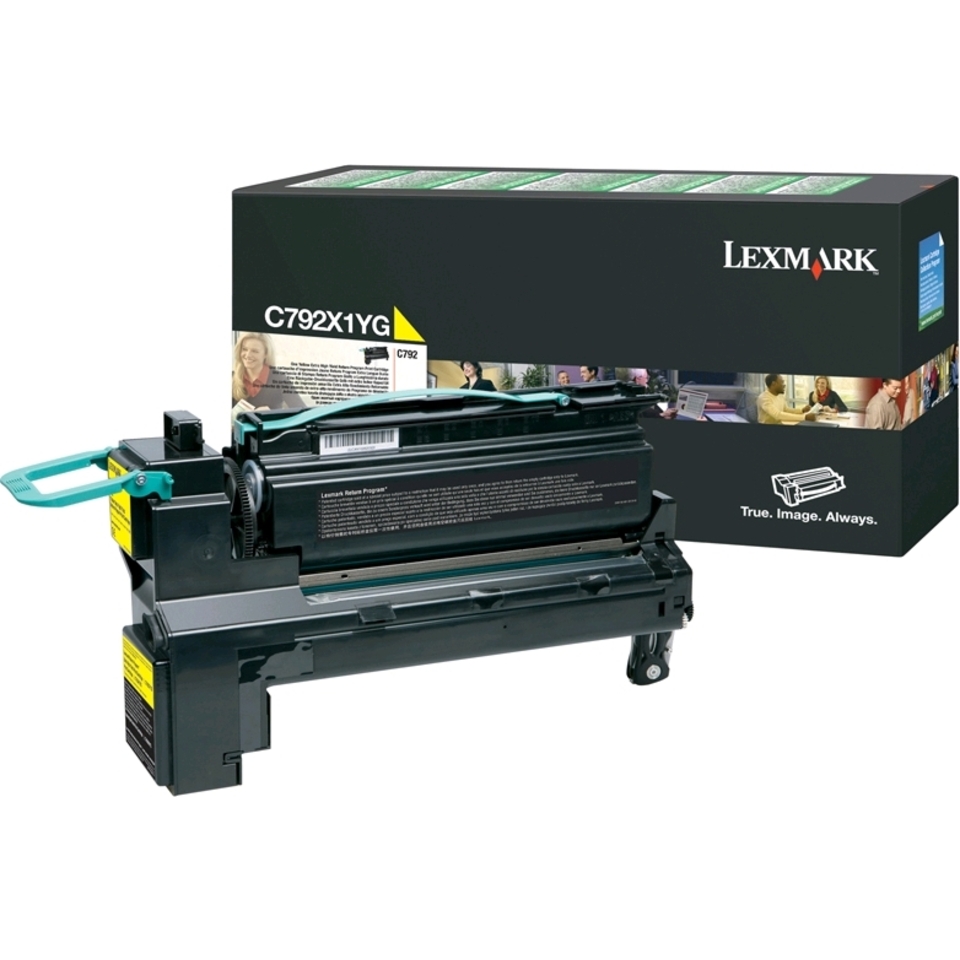 Lexmark C792X1YG Cartouche de toner 1 pièce(s) Original Jaune