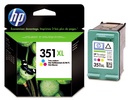 HP 351XL cartouche d'encre trois couleurs grande capacité authentique