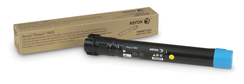 Xerox Cartouche de toner Cyan de Capacité standard Phaser® 7800 (6000 pages) - 106R01563