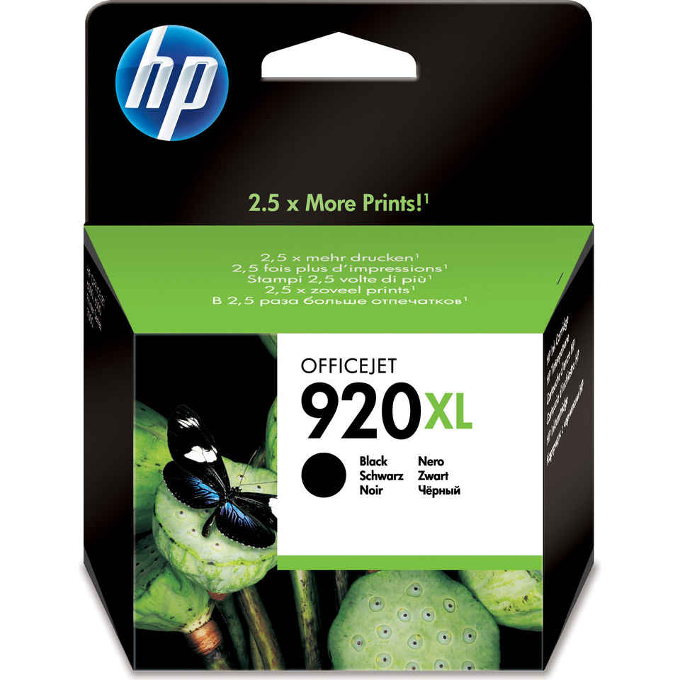 HP 920XL cartouche d'encre noir grande capacité authentique