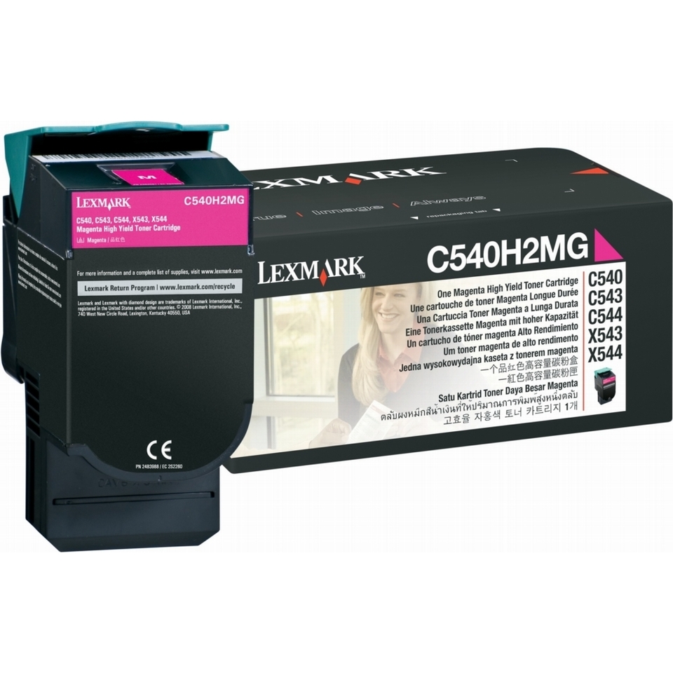 Lexmark C540H2MG Cartouche de toner 1 pièce(s) Original Magenta