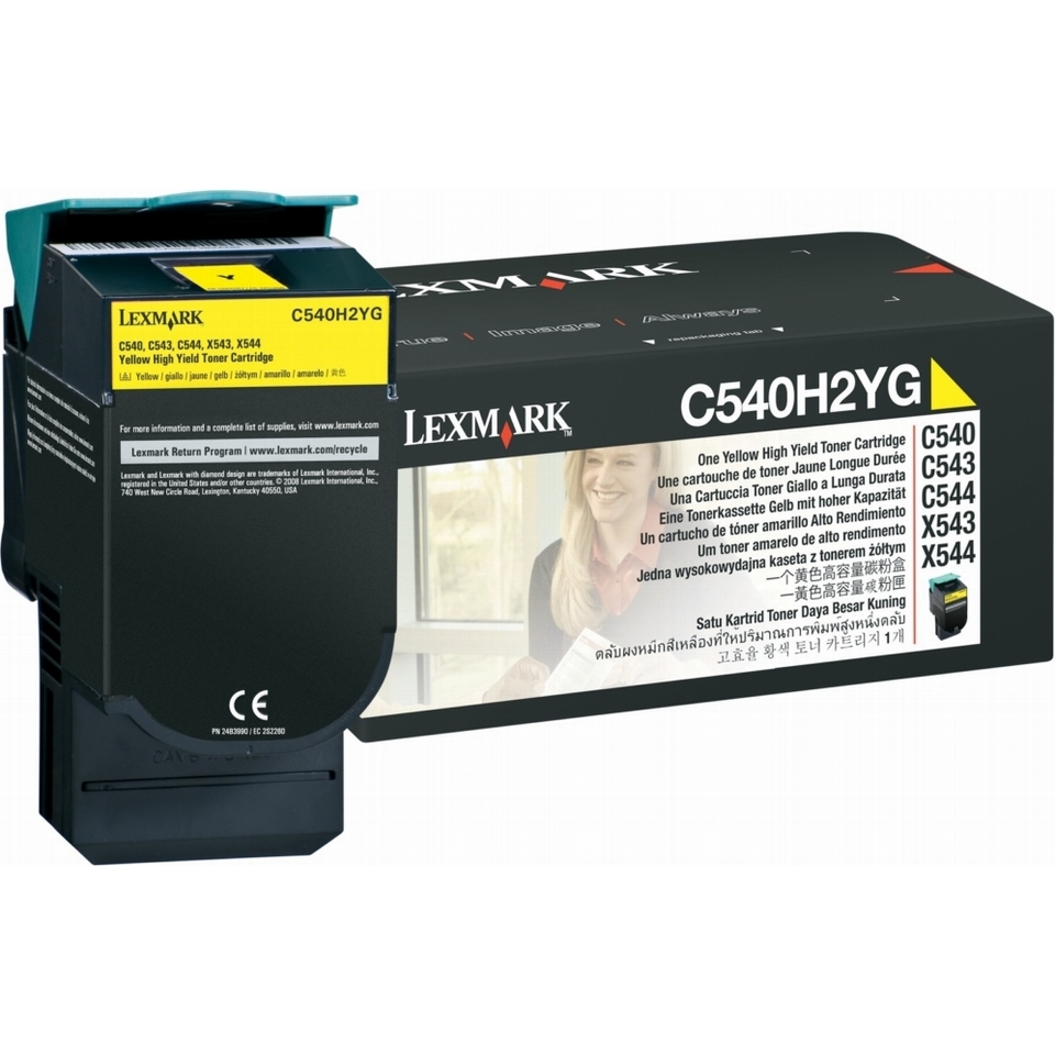 Lexmark C540H2YG Cartouche de toner 1 pièce(s) Original Jaune