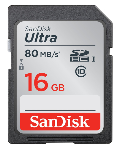 SanDisk Ultra 16 Go SDHC UHS-I Classe 10