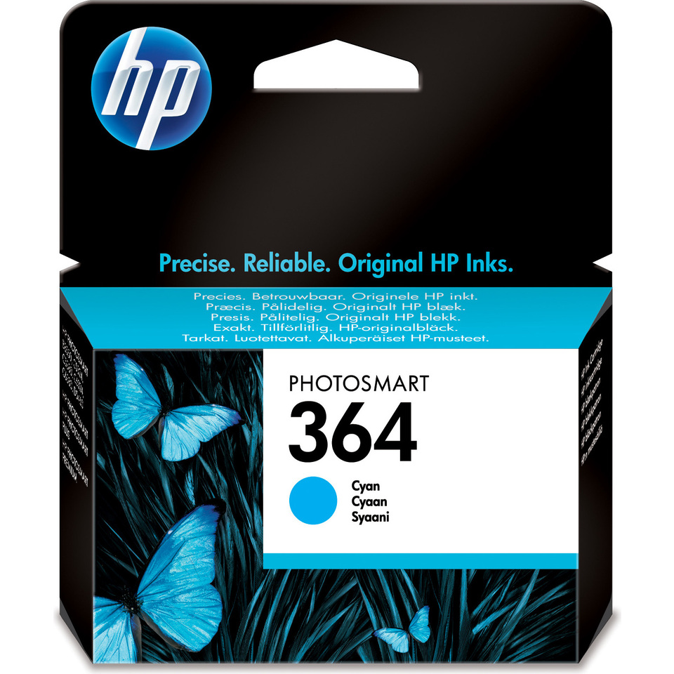 HP 364 cartouche d'encre cyan authentique