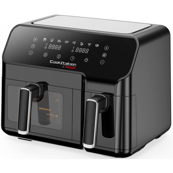 TECHWOOD Friteuse ss huile duo