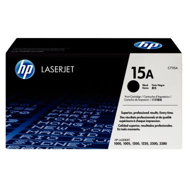 Cartouche laser à la marque HP C7115A noir.