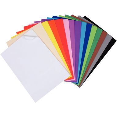 Sachet de 15 plaques caoutchouc adhésives format 20 X 30 cm