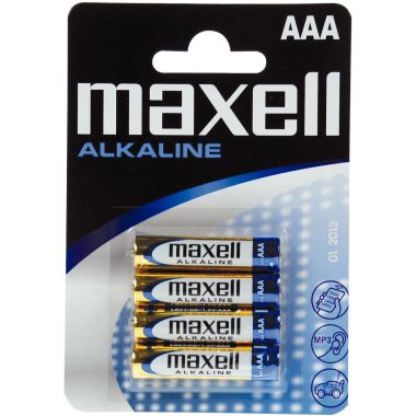 Maxell Battery Alkaline LR-03 AAA 4-Pack Batterie à usage unique Alcaline