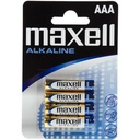 Maxell Battery Alkaline LR-03 AAA 4-Pack Batterie à usage unique Alcaline