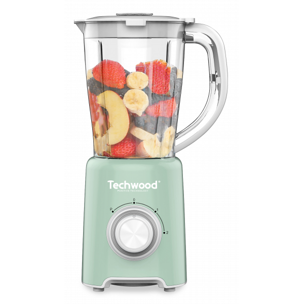 Techwood TBL-782 1,5 L Mélangeur de table 500 W Couleur menthe, Transparent