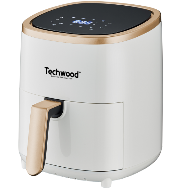 TECHWOOD friteuse ss huile 3.5L blanc/dore