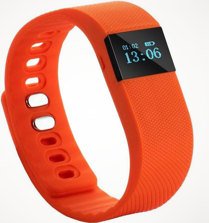 WEEPLUG WIRELESS Bracelet connecté SB7 ORANGE