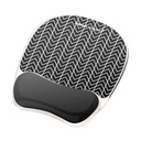 Fellowes 9653401 tapis de souris Noir, Blanc