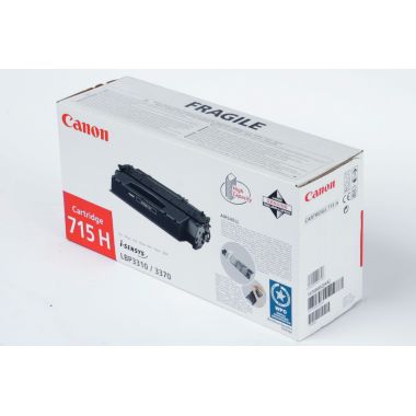 Cartouche Laser à la marque CANON Noire 715H Haute Capacité pour Imprimante Laser Canon.