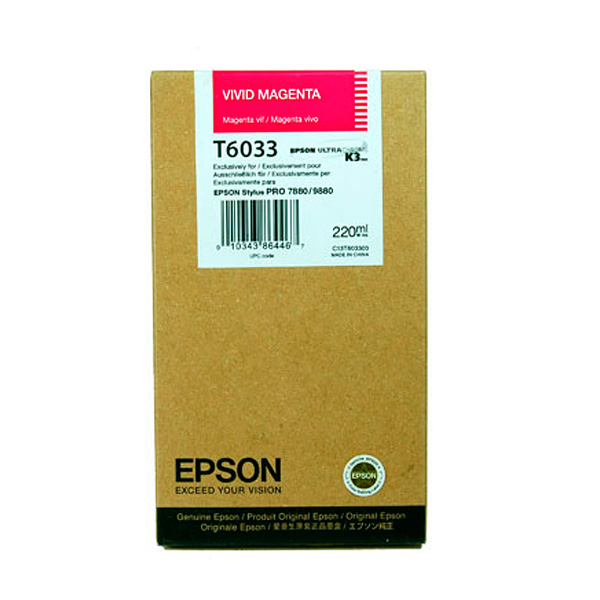 Epson Encre Pigment Vivid Magenta SP 7880/9880 (220ml)