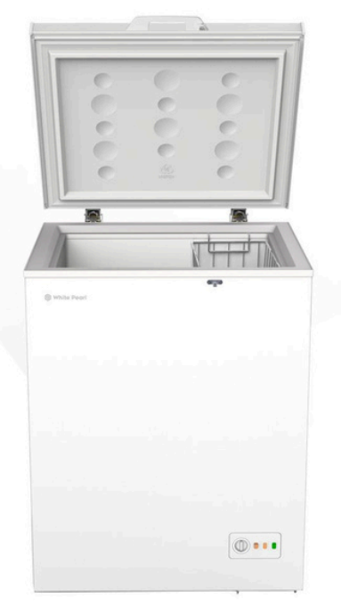 WHITE PEARL  congélateur coffre 142L E blanc
