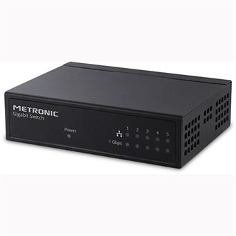 METRONIC Switch RJ45 5 Ports