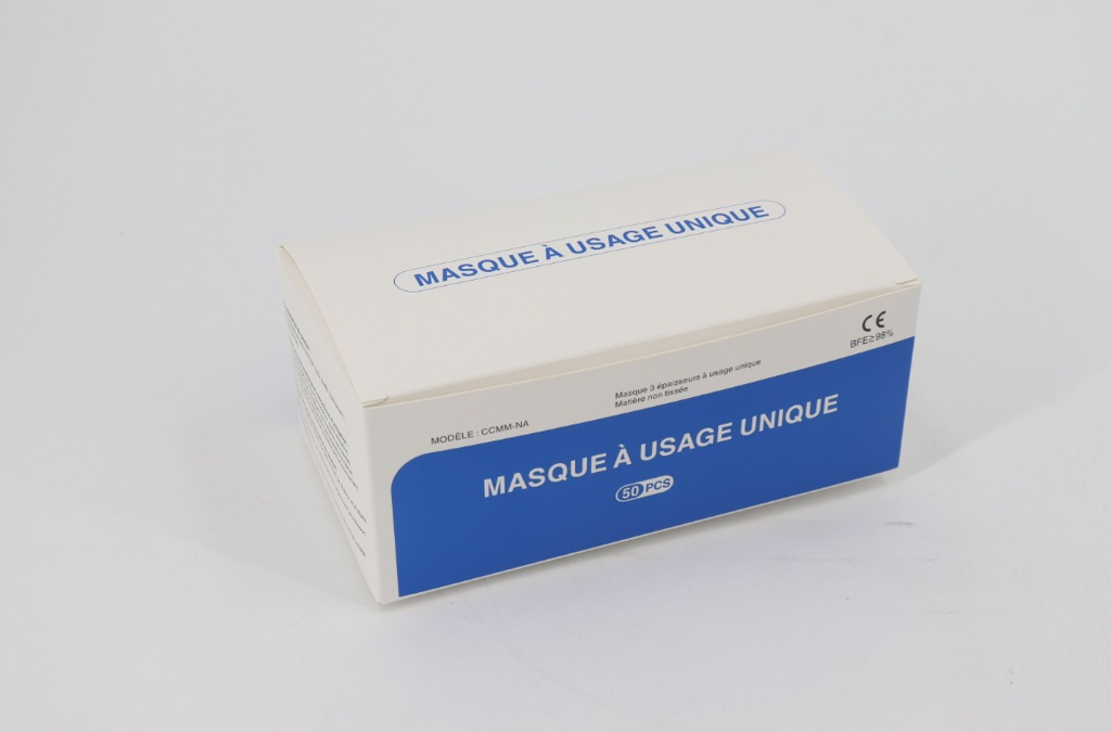 BTE 50 MASQUES USAGE UNIQUE 3P