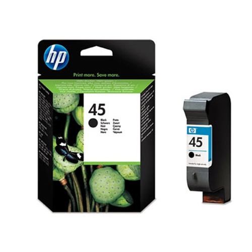 HP 45 cartouche d'encre noir authentique grande contenance