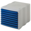Module de classement 8 tiroirs fermés STYROWAVE.  Gris / Bleu.