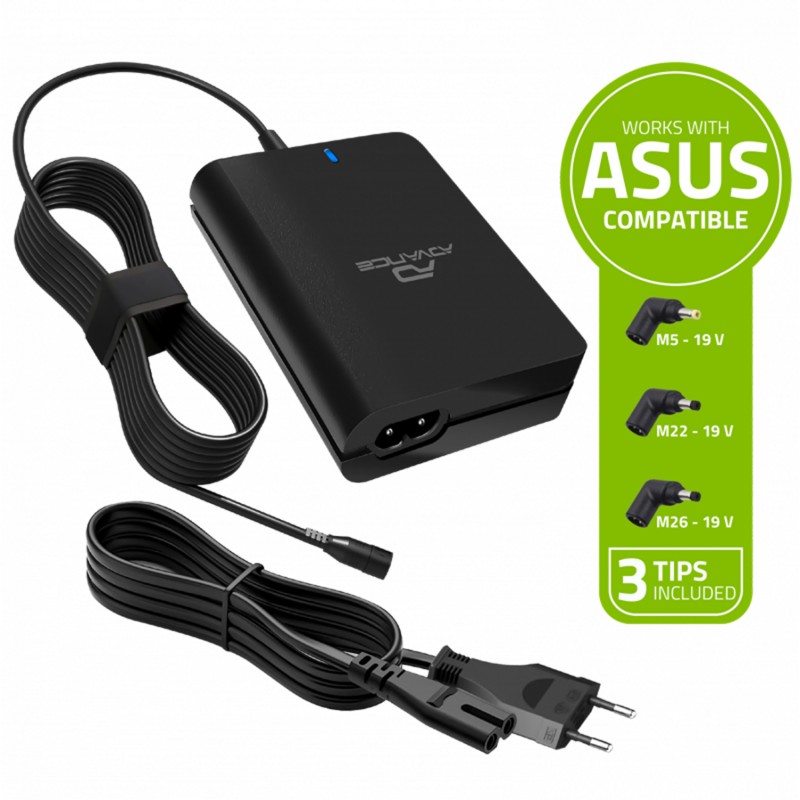 ADVANCE Chargeur special ASUS 90W / 3 embouts