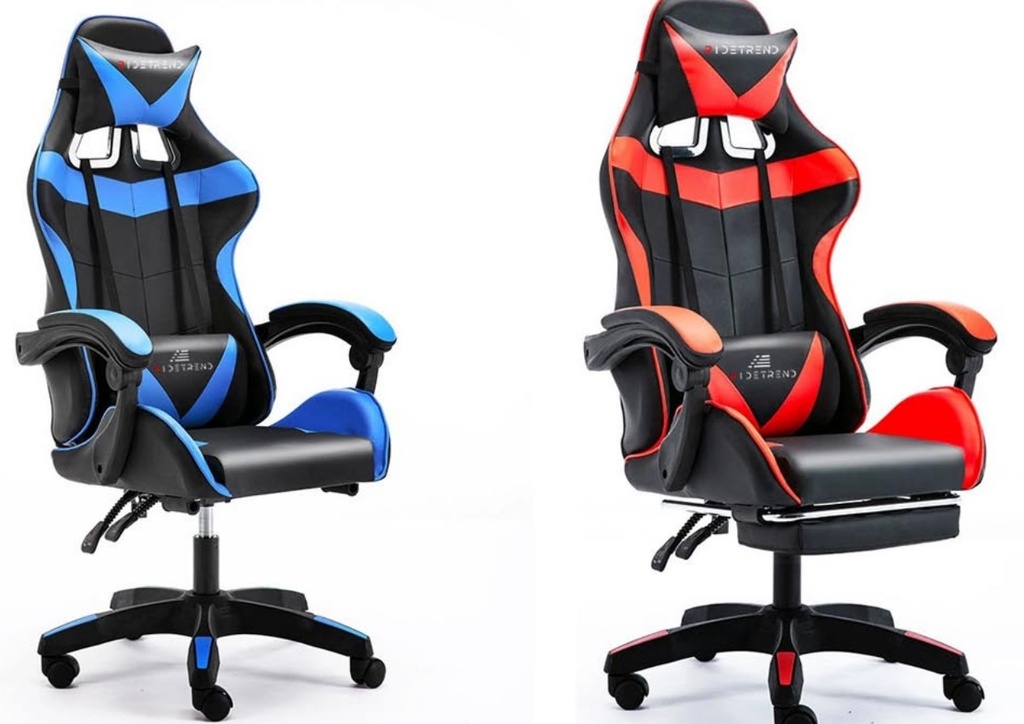 RIDE TREND - Siège gaming rouge et noir