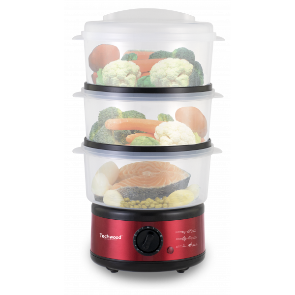TECHWOOD Cuiseur Vapeur 7.5L 3