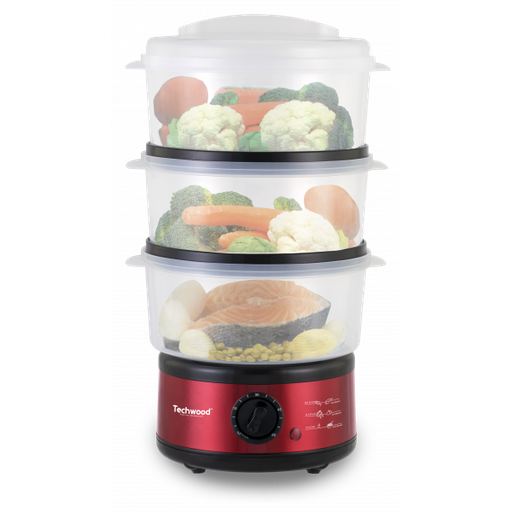 [ROBTCV375TECH] TECHWOOD Cuiseur Vapeur 7.5L 3