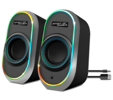 [HPSP-5500BKSOG] Spirit of Gamer FANATIC 500 DARK Noir Avec fil &sans fil 3 W