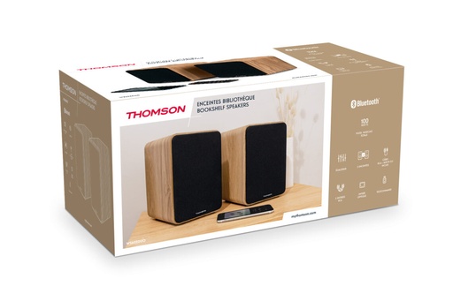[HPWS602DUOTHOM] Thomson WS602DUO haut-parleur 1-voie Bois Avec fil 30 W