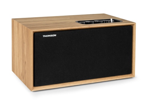 [HPWS502THOM] Thomson WS502 ensemble audio pour la maison Système micro audio domestique Noir, Bois