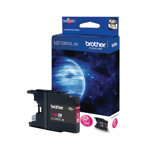 [604508] Brother NEPTUNE cartouche jet d'encre magenta haute capacité authentique (LC1280XLM)