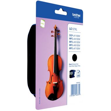 [638763] Brother VIOLON cartouche jet d'encre noire haute capacité authentique (LC127XLBK)
