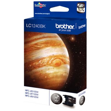 [663416] Brother JUPITER cartouche jet d'encre noire authentique (LC1240BK)