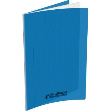 [278433] Conquerant Cahiers Polypro bloc-notes 96 feuilles Bleu