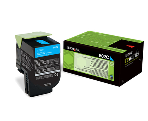 [80C20C0] Lexmark 802C Cartouche de toner 1 pièce(s) Original Cyan