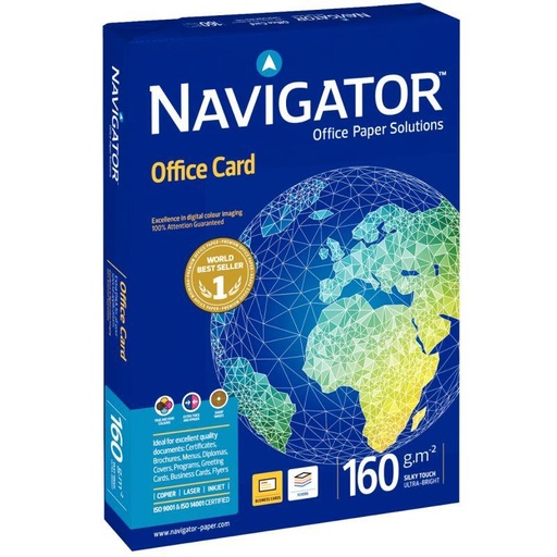 [125277] Navigator Office Card papier jet d'encre A4 (210x297 mm) 250 feuilles Blanc