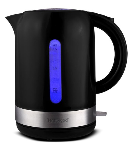 [CAFTB1776TECH] Techwood TB-1776 bouilloire 1,7 L 2200 W Noir, Argent
