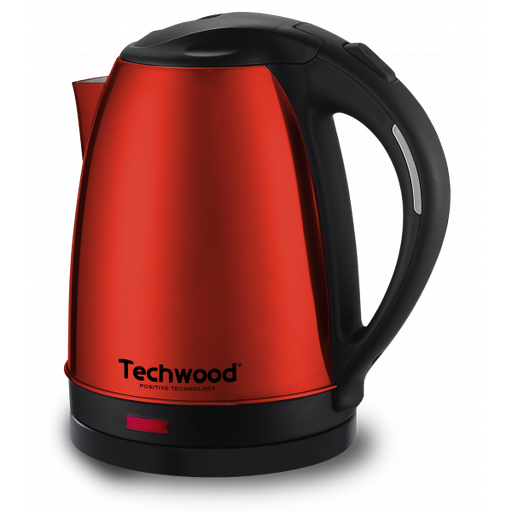 [CAFTBI1855TECH] TECHWOOD Bouilloire Sans Fil inox rouge