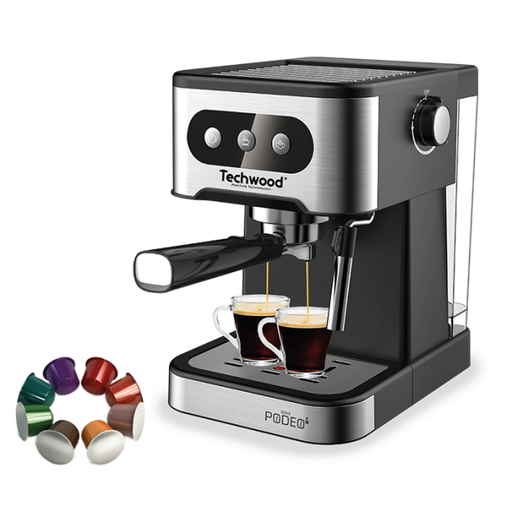 [CAFTCA156EXNTECH] TECHWOOD Cafetiére Expresso 20Bars