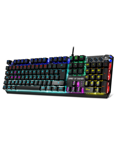 [CLAVCLA-XK400SOG] Spirit of Gamer XPERT-K400 clavier USB AZERTY Français Noir