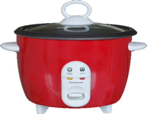 [CUISTCR105TECH] Techwood TCR-105 cuiseur à riz 1 L 400 W Noir, Rouge, Blanc