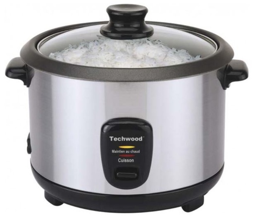 [CUISTCR181TECH] Techwood TCR-181 cuiseur à riz 1,8 L 700 W Noir, Argent