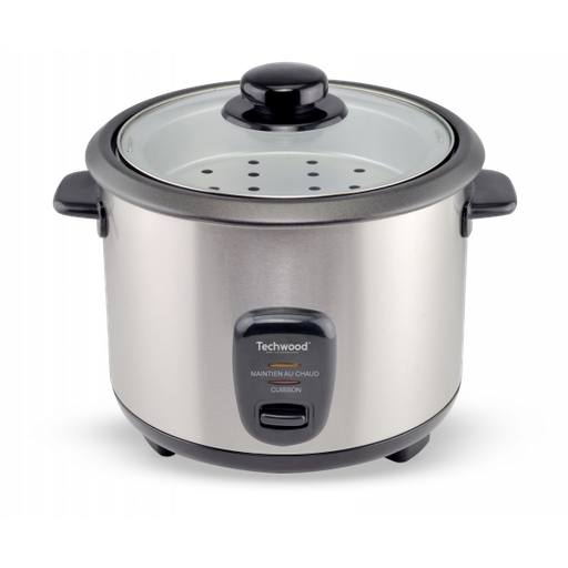 [CUISTCRV1821TECH] TECHWOOD Cuiseur Riz 1.8L+vapeur inox