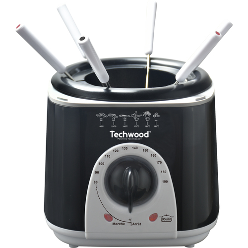 [CUISTFF86TECH] Techwood TFF-86 friteuse Unique 1 L Autonome 950 W Noir, Gris