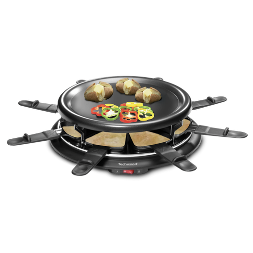[CUISTRA88TECH] Techwood TRA-88 raclette 8 personne(s) Noir