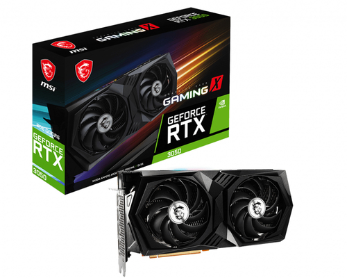 [CVRTX3050GAOC8LHGMSI] MSI GAMING GeForce RTX™ 3050 X 8G NVIDIA GeForce RTX 3050 8 Go GDDR6
