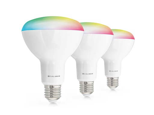 [DOMHBTBR303PCALI] CALIBER Pack 3 Ampoules Wifi Blanc+RGB