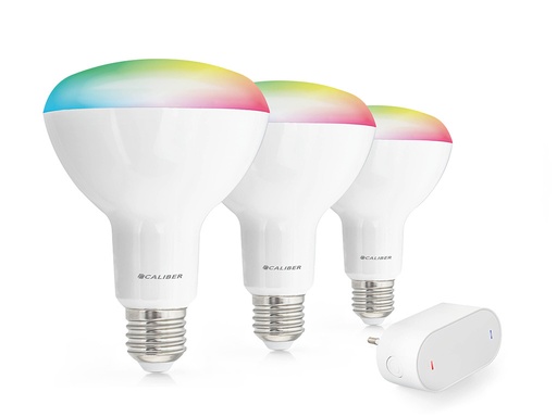 [DOMHBTBR30STCALI] CALIBER Pack 3 Ampoules Wifi Blanc+RGB