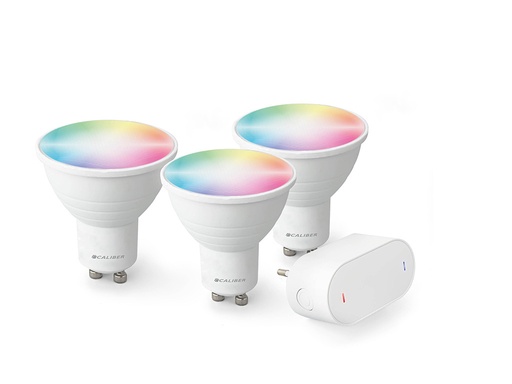 [DOMHBTGU10CALI] CALIBER Spot Led GU10 connecté Blanc